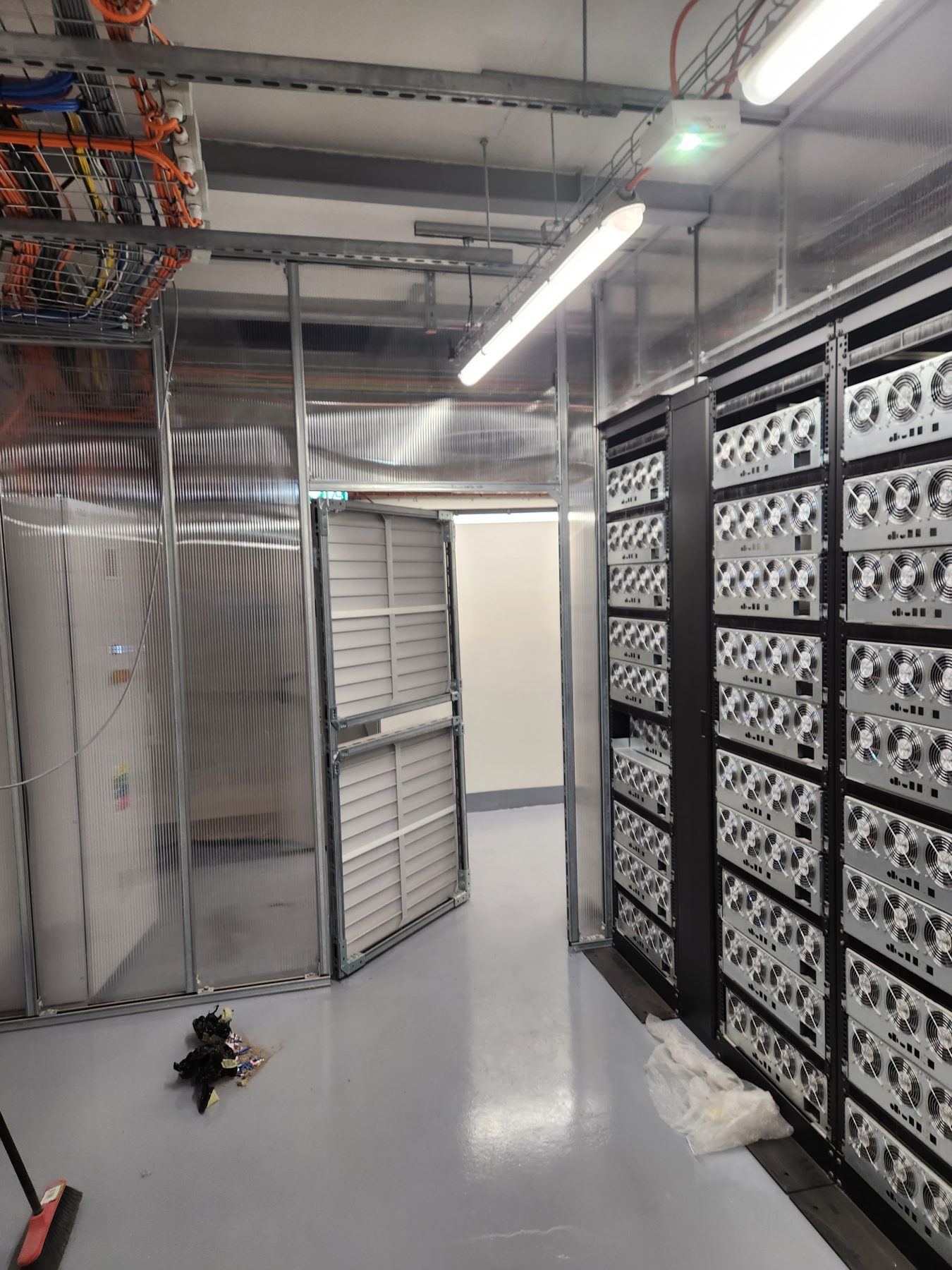 Technologie vzduchového chlazení v sále datového centra